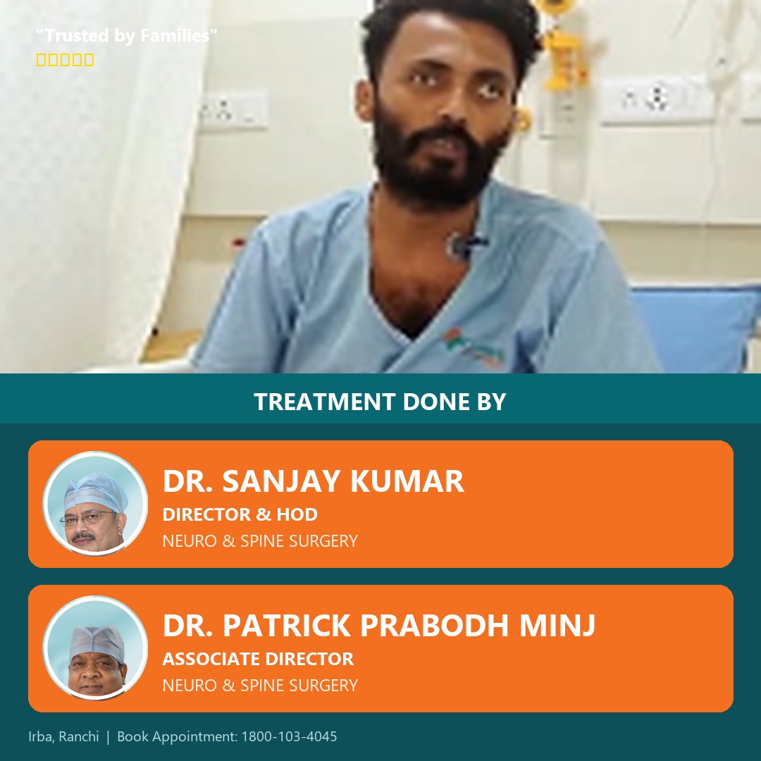 Patient Recovery Journey by Dr. Sanjay Kumar & Dr. Patrick Prabodh Minj - Curesta Health