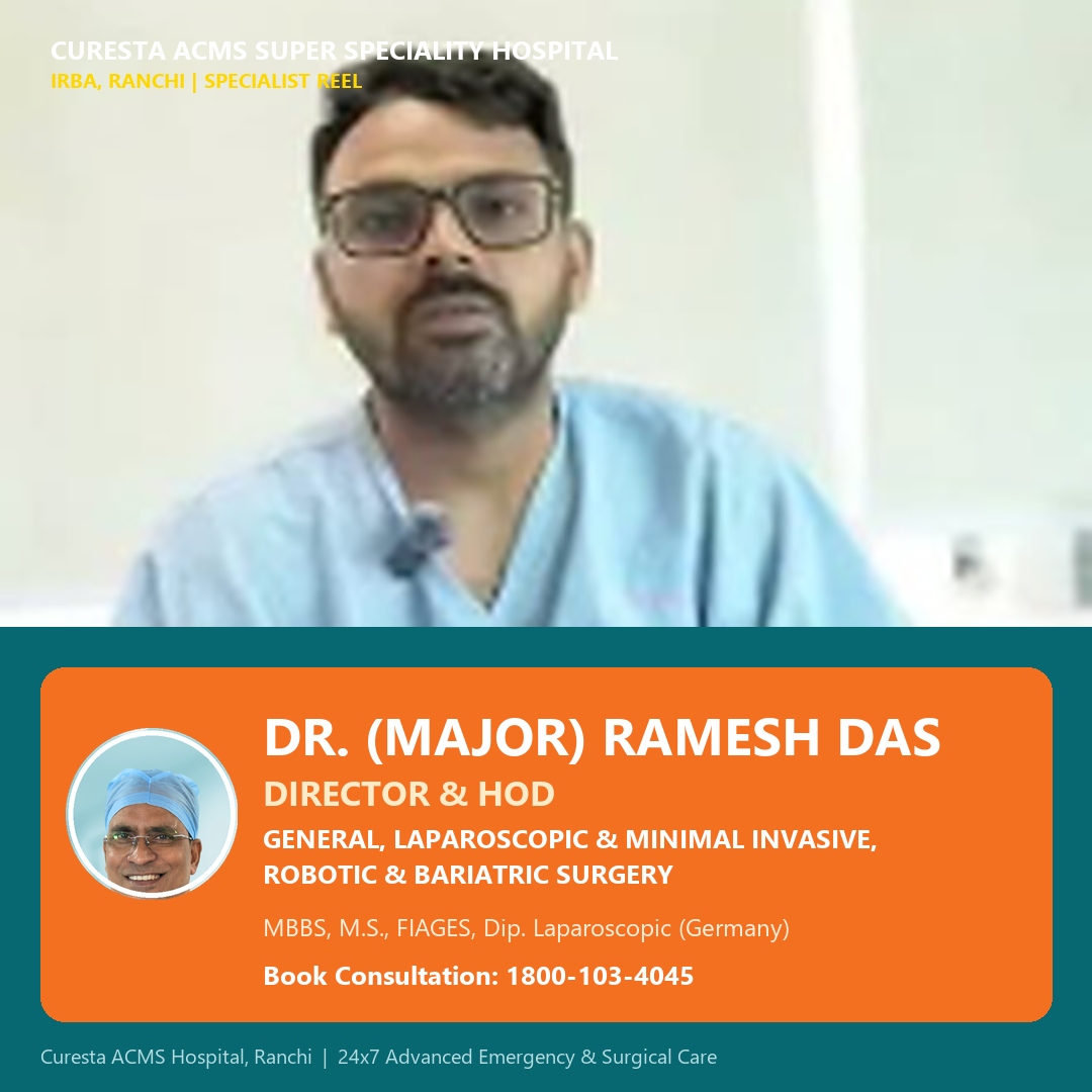 Dr. (Major) Ramesh Das - Minimal Invasive & Robotic Surgery - Curesta Health
