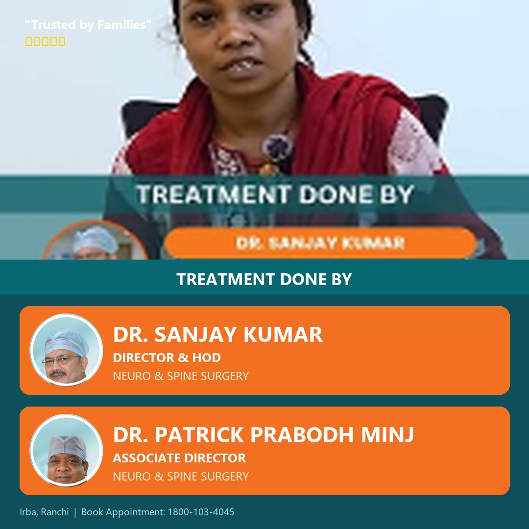 Treatment done by Dr. Sanjay Kumar & Dr. Patrick Prabodh Minj - Curesta Health